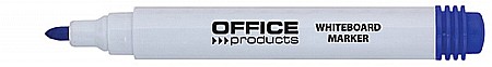 Markere pentru table si flipchart-uri - Marker pentru table de scris, varf rotund, corp plastic, Office Products - albastru