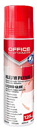 Adezivi - Lipici lichid 125ml, aplicator cu cauciuc, Office Products