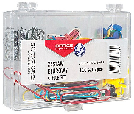 Agrafe si accesorii - Office set cu 110 accesorii de birou, Office Products