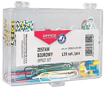 Agrafe si accesorii - Office set cu 135 accesorii de birou, Office Products
