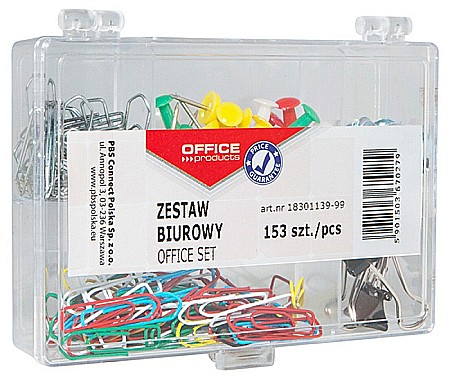 Agrafe si accesorii - Office set cu 153 accesorii de birou, Office Products