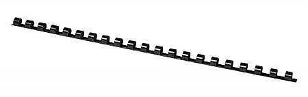 Inele plastic 8 mm, max 45 coli, 100buc/cut, Office Products - negru