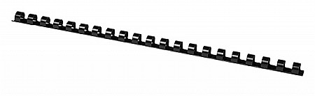 Inele plastic 10 mm, max 65 coli, 100buc/cut, Office Products - negru
