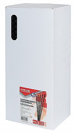 Aparate de indosariere si accesorii - Inele plastic 14 mm, max 115 coli, 100buc/cut, Office Products - negru