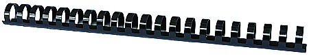 Aparate de indosariere si accesorii - Inele plastic 22 mm, max 210 coli, 50buc/cut Office Products - negru
