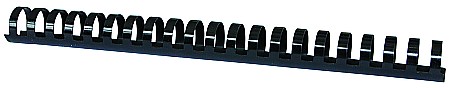Aparate de indosariere si accesorii - Inele plastic 25 mm, max 240 coli, 50buc/cut Office Products - negru