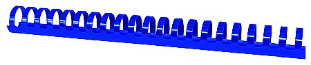 Aparate de indosariere si accesorii - Inele plastic 28 mm, max 270 coli, 50buc/cut Office Products - albastru