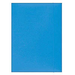 Mape din carton - Mapa din carton plastifiat cu elastic, 300gsm, Office Products - bleu