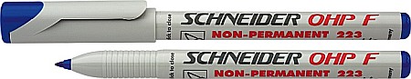 Markere universale - Universal non-permanent marker SCHNEIDER Maxx 221 S, varf 0.4mm - albastru