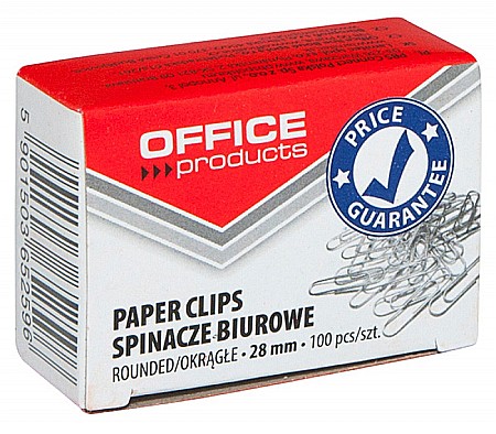 Agrafe si accesorii - Agrafe metalice 28mm, 100/cutie, Office Products
