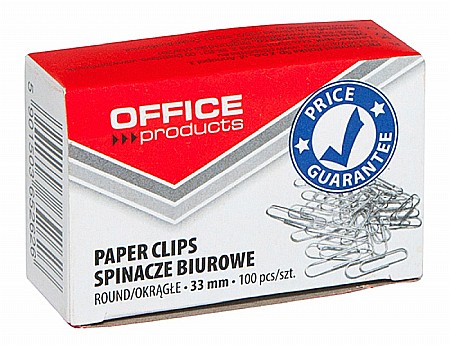 Agrafe si accesorii - Agrafe metalice 33mm, 100/cutie, Office Products