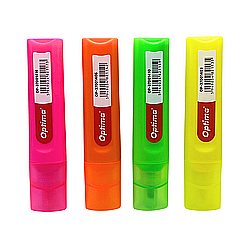 Textmarkere - Textmarker varf lat 1-4mm, Optima 720 - 4 culori/set