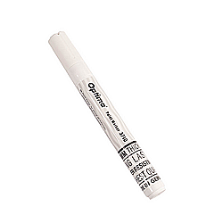 Markere cu vopsea - Marker cu vopsea Optima Paint 3710, varf rotund 4.5mm, grosime scriere 2-3mm - alb