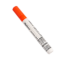 Instrumente de scris - Marker cu vopsea Optima Paint 3710, varf rotund 4.5mm, grosime scriere 2-3mm - orange