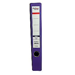 Organizare si arhivare - Biblioraft A4, plastifiat PP/paper, margine metalica, 50 mm, Optima Classic - violet
