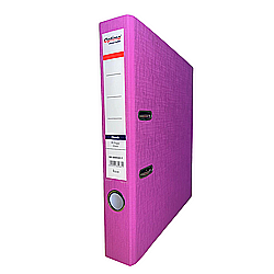 Organizare si arhivare - Biblioraft A4, plastifiat PP/paper, margine metalica, 50 mm, Optima Classic - rose