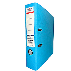 Organizare si arhivare - Biblioraft A4, plastifiat PP/paper, margine metalica, 50 mm, Optima Classic - turcoaz
