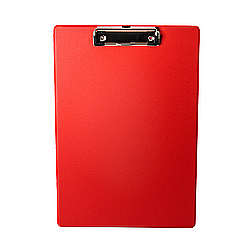 Clipboarduri pentru documente - Clipboard simplu A4, plastifiat PP, Optima - rosu