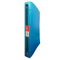 Caiete mecanice - Caiet mecanic 4 inele - D16mm, coperti flexibile PP, Optima Flex - albastru transparent