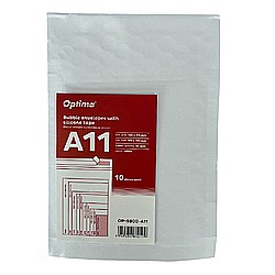 Plicuri - Plic antisoc A11, 120x175mm - ext., 100x165mm - int., lipire siliconica, 10 buc/set, Optima - alb