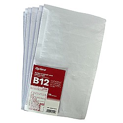 Plicuri - Plic antisoc B12, 140x225mm - ext., 120x215mm - int., lipire siliconica, 10 buc/set, Optima - alb
