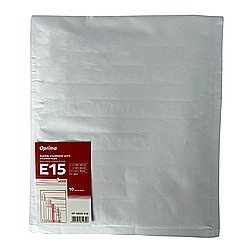 Produse din hartie - Plic antisoc E15, 240x275mm - ext., 220x265mm - int., lipire siliconica, 10 buc/set, Optima - alb