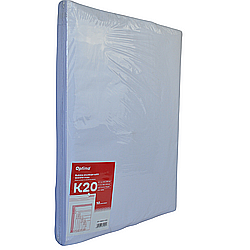 Produse din hartie - Plic antisoc K20, 370x480mm - ext., 350x470mm - int., lipire siliconica, 10 buc/set, Optima - alb