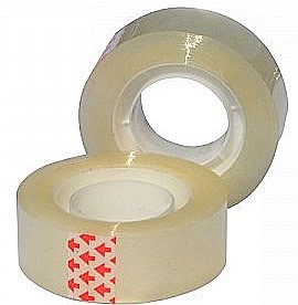 Banda adeziva 12mm x 33 m, 40 microni,  Optima - transparent