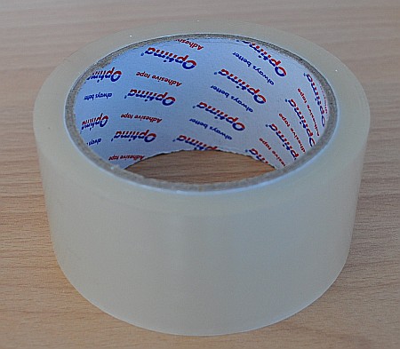 Banda adeziva - Banda adeziva 48mm x 66 y, 45 microni, Optima - transparent