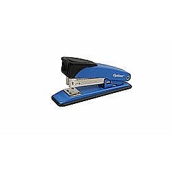 Capsatoare si capse - Capsator metalic, 25 coli, 116x54x34mm, capse 24/6, 26/6, 24/8, Optima MS25 - albastru