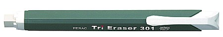 Radiere - Radiera mecanica PENAC Tri Eraser, triunghiulara, 100% cauciuc - corp gri