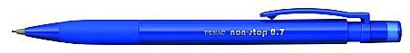 Creion mecanic PENAC Non-Stop, rubber grip, 0.7mm, varf plastic - corp albastru