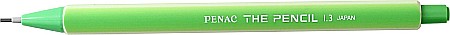 Instrumente de scris - Creion mecanic PENAC The Pencil, rubber grip, 1.3mm, varf plastic - corp verde