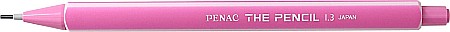 Instrumente de scris - Creion mecanic PENAC The Pencil, rubber grip, 1.3mm, varf plastic - corp roz