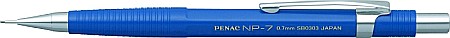 Creion mecanic profesional PENAC NP-7, 0.7mm, con metalic cu varf cilindric fix - corp albastru