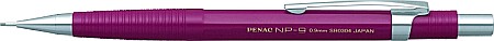 Creioane mecanice si rezerve - Creion mecanic profesional PENAC NP-9, 0.9mm, con metalic cu varf cilindric fix - corp bordeaux