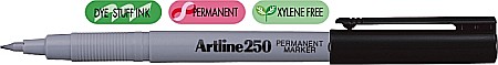 Markere permanente - Permanent marker ARTLINE 250, corp plastic, varf rotund 0.4mm - negru