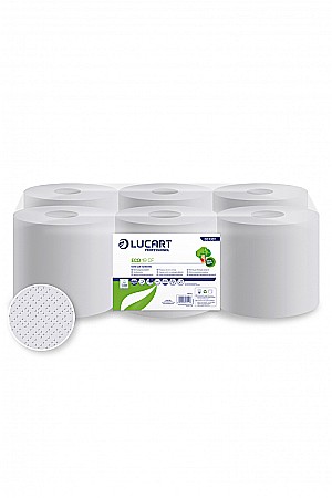 Prosoape de hartie - Prosop rola hartie CF Lucart Eco 19 CF alb 2str 435foi 100m