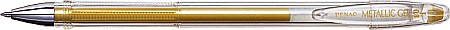 Pix cu gel PENAC FX-3 Metalic, 0.8mm, con metalic, corp transparent - scriere auriu metalizat