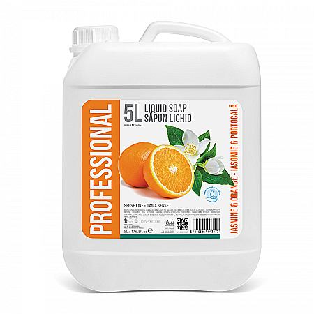Cosmetica si accesorii Hoteliere - Sense Sapun lichid Jasmine & Orange 5L