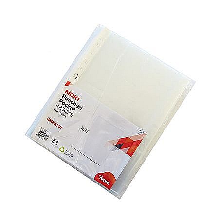 Folii protectie documente, 100 buc/set NOKI