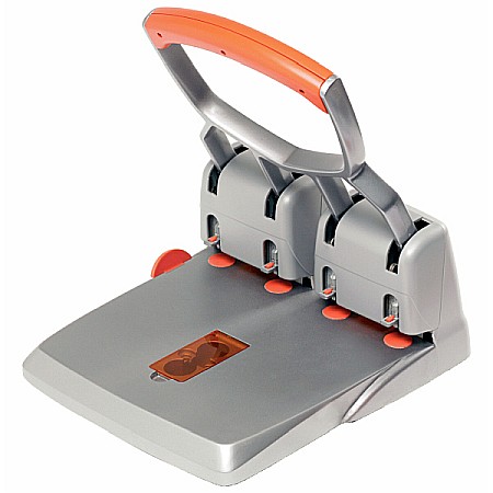 Perforatoare - Perforator de mare capacitate metalic, RAPID Supreme HDC 150/4, 150 coli, 4 perforatii
