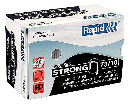 Capsatoare si capse - Capse Rapid Super Strong 73/10, 5000 buc/cutie - pentru HD 31