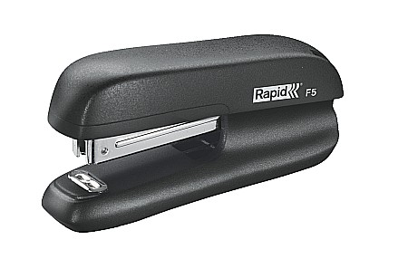 Capsatoare si capse - Mini-capsator plastic RAPID F5, 10 coli - negru