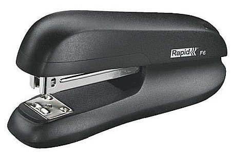 Capsator plastic RAPID F6, 20 coli - negru