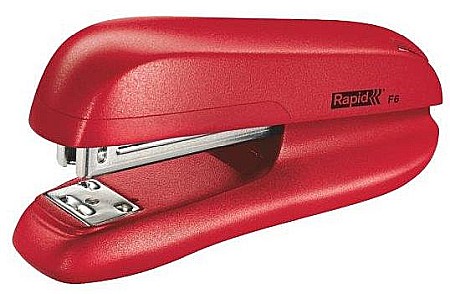 Capsator plastic RAPID F6, 20 coli - rosu