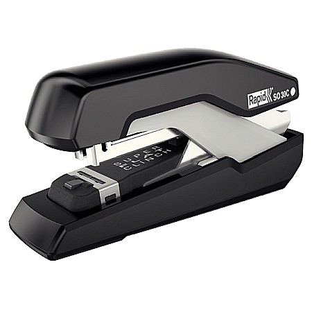 Capsatoare si capse - Capsator plastic RAPID Supreme Omnipress SO30c, 30 coli - negru