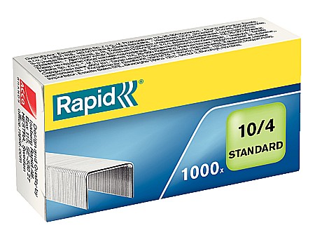 Capsatoare si capse - Capse RAPID Standard 10/4, 1000 buc/cutie