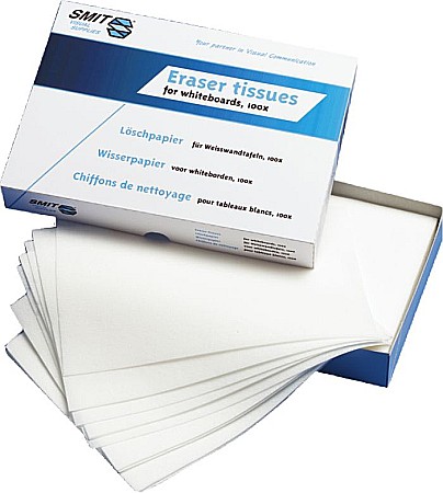 Sisteme de afisare - Rezerve servetele pentru burete magnetic, 100 buc/cut, SMIT