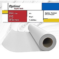 Produse din hartie - Rola copiator A0+, 80gr, 914mm x 175m, Optima Premium